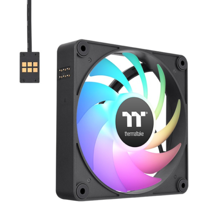 VENTILADOR MAGNETICO DE CAJA THERMALTAKE CT120 EX ARGB 3XVENT NEGRO
