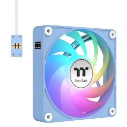 VENTILADOR MAGNETICO DE CAJA THERMALTAKE CT120 EX ARGB 3XVENT AZUL HYDRANGEA