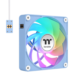 VENTILADOR INV MAGNETICO CAJA THERMALTAKE CT120 EX ARGB 3XVENT AZUL HYDRANGEA