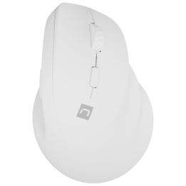 RATON NATEC CRAKE 2 VERTICAL DIESTRO DUAL 2400 DPI BLANCO BLUETOOTH PILAS