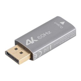 ADAPTADOR LANBERG 4K DISPLAYPORT MACHO/HDMI HEMBRA