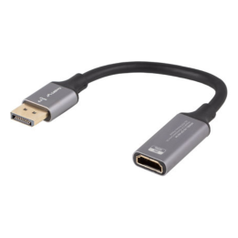 ADAPTADOR LANBERG 8K DISPLAYPORT MACHO/HDMI HEMBRA 20CM