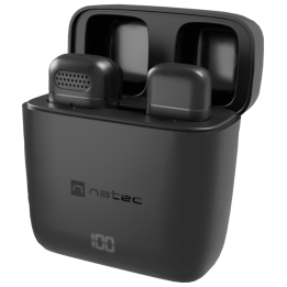 MICROFONO PARA SMARTPHONE NATEC HOPPER LAVALIER WIRELESS LIGHTNING