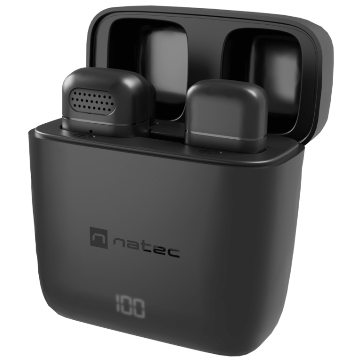 MICROFONO PARA SMARTPHONE NATEC HOPPER LAVALIER WIRELESS LIGHTNING