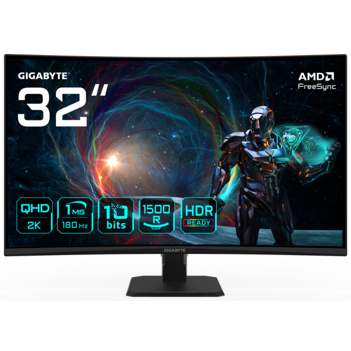 MONITOR GAMING GIGABYTE GS32QCA 31.5" 2560X1440 QHD