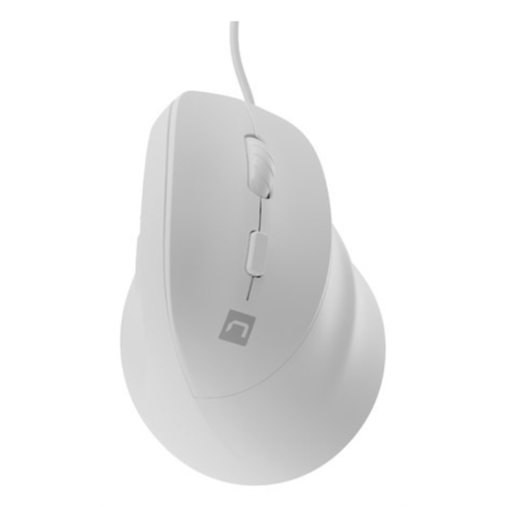 RATON NATEC CRAKE 2 PRO VERTICAL DIESTRO 12.800 DPI OPTICO BLANCO USB