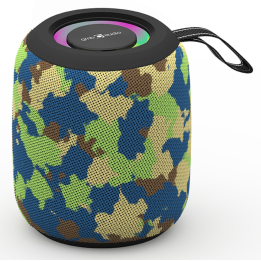 ALTAVOZ PORTATIL GEMBIRD 8W BT LED RGB CAMUFLAJE
