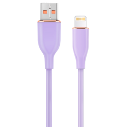 CABLE DE CARGA Y DATOS GEMBIRD DE SILICONA PREMIUM DE 8 CLAVIJAS 1,5 M VIOLETA