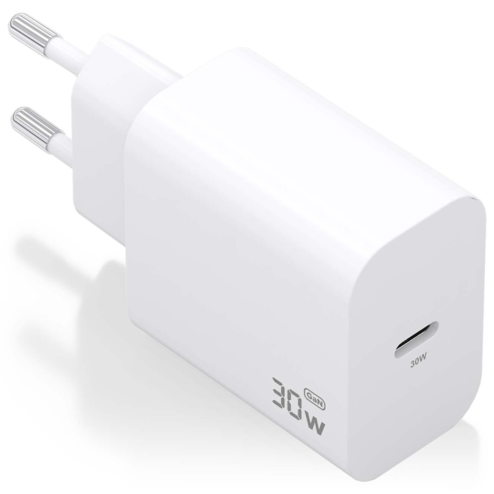 CARGADOR AISENS GAN 30W 1XUSB-C PD3.0 BLANCO
