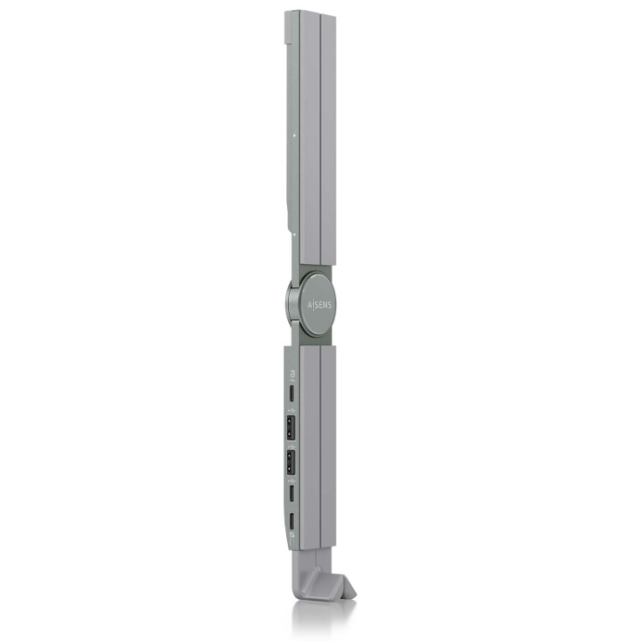 SOPORTE AISENS SOBREMESA AJUSTABLE PORTATIL/TABLET USB-C DOCK GRIS