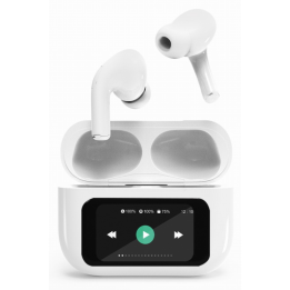 AURICULARES GEMBIRD TWS-LCD-ANC-01-W BLANCO BT