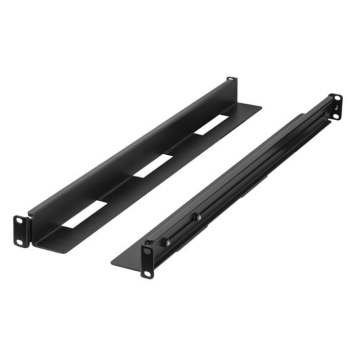 KIT CARRIL LANBERG RACK 19" DESLIZANTE 650-1090MM NEGRO