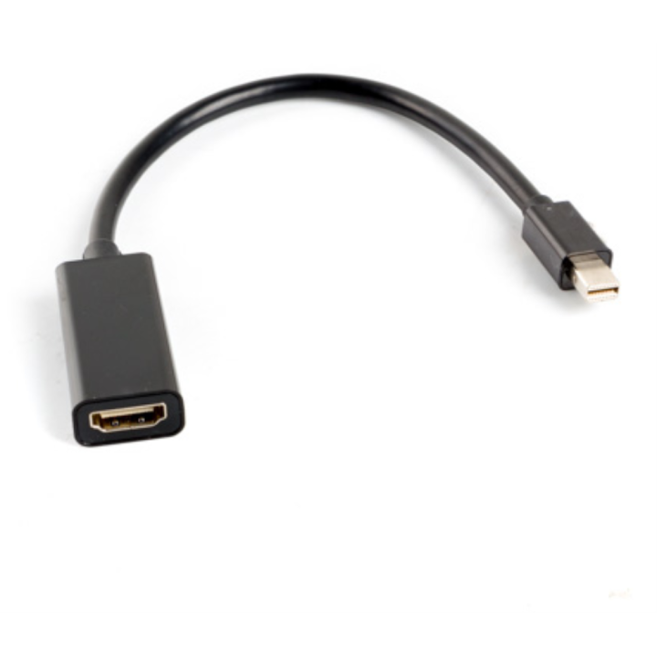 ADATADOR LANBERG MINIDISPLAYPORT MACHO/HDMI HEMBRA 20CM NEGRO