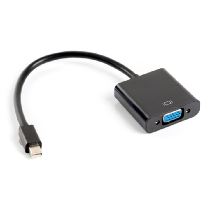 ADAPTADOR LANBERG MINIDISPLAYPORT MACHO/VGA HEMBRA 20CM NEGRO