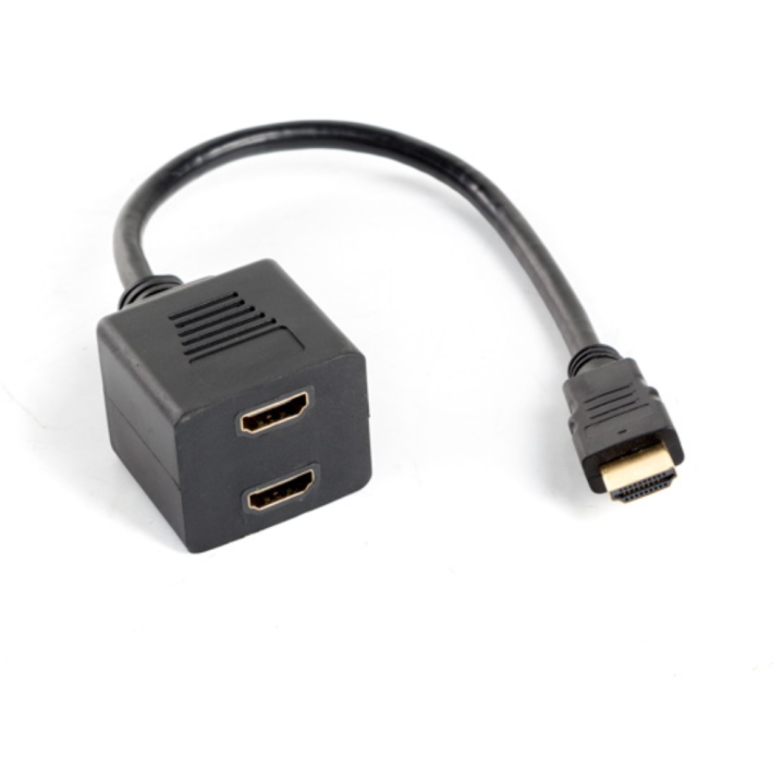 ADAPTADOR LANBERG HDMI MACHO/HDMI HEMBRA X2 SPLITTER 20CM