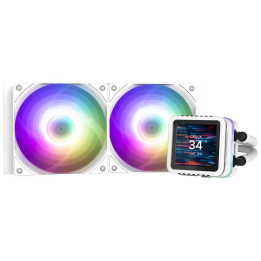 REFRIGERACION LIQUIDA CPU ZALMAN ALPHA2 DS A24 ARGB 240MM BLANCO