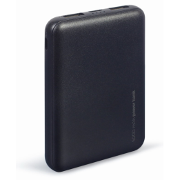 POWERBANK GEMBIRD 5000mAh 1x microUSB A 2x USB-A NEGRO