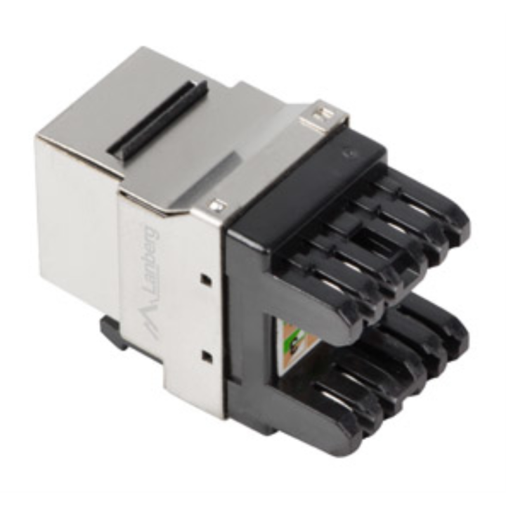 CONECTOR KEYSTONE LANBERG CAT.6 FTP RJ45 180 GRADOS