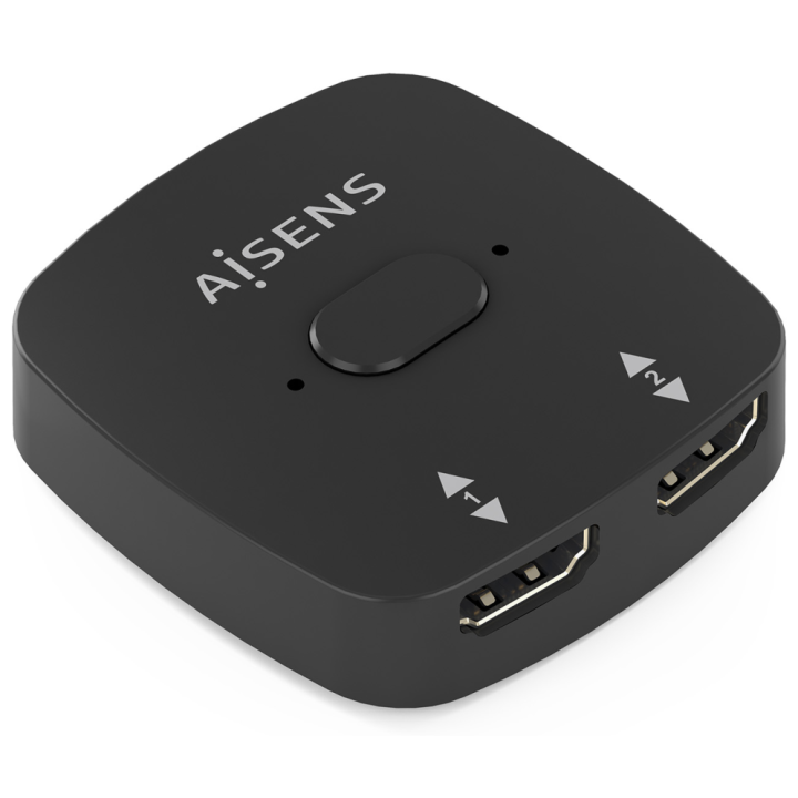 CONMUTADOR HDMI AISENS SWITCH 4K60HZ 2X1 NEGRO