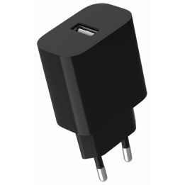 CARGADOR UNIVERSAL GEMBIRD USB 2.1 A NEGRO
