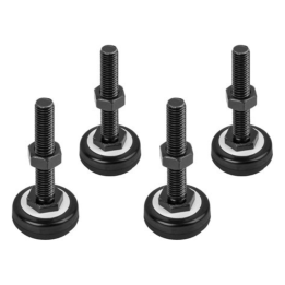 SET LANBERG 4 PATAS M10 PARA ARAMRIOS RACK