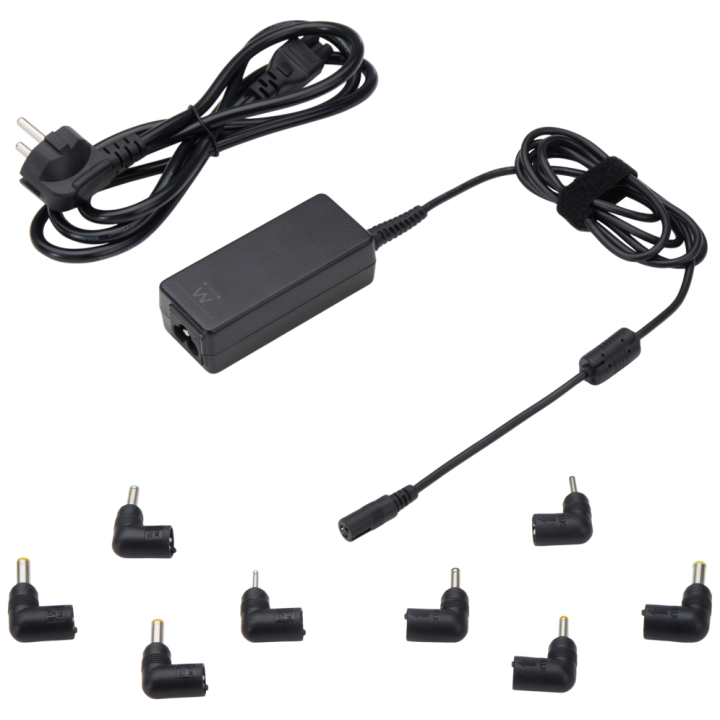 EWENT CARGADOR AUTOMATICO UNIVERSAL NOTEBOOK 45W CON 8 PUNTAS