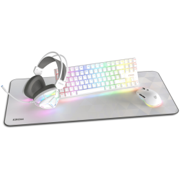 PACK KROM 4 EN 1 RGB KLASS GAMING COMBO BLANCO