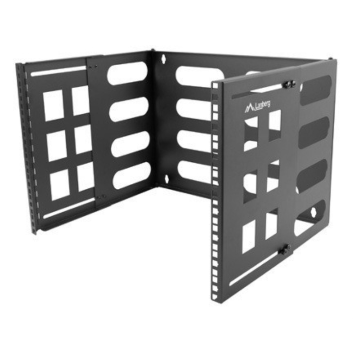 SOPORTE PLEGABLE LANBERG MURAL 19" 8U 497X400/240 NEGRO