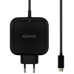 CARGADOR AISENS 65W PD3.0 QC3.0 1XUSB-C 1.2M NEGRO