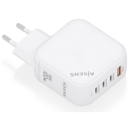 CARGADOR AISENS GAN 100W 3XUSB-C PD3.0 QC4.0 1XUSB-A QC3.0 BLANCO