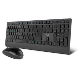 COMBO TECLADO-RATON NOX LITE DUO INALAMBRICO ES NEGRO