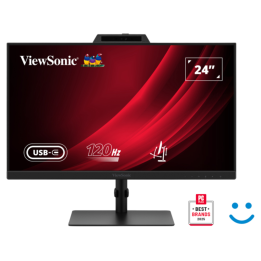 MONITOR VIEWSONIC 24" VG2441V FHD 120Hz IPS HDMI DDP WCAM USB USB-C MULTI AJUST