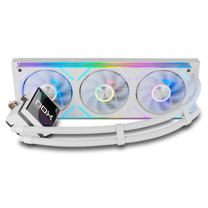 REFRIGERACION LIQUIDA NOX M-360 LCD 3XVENT 120MM PWM ARGB BLANCO