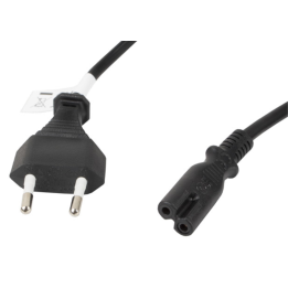 CABLE DE ALIMENTACION LANBERG OCHO CEE 7/16 A IEC320 C7 1.8M