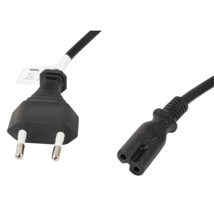 CABLE DE ALIMENTACION LANBERG OCHO CEE 7/16 A IEC320 C7 1.8M