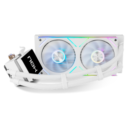 REFRIGERACION LIQUIDA NOX HUMMER M-240 240MM LCD MAGNETICO ARGB BLANCO