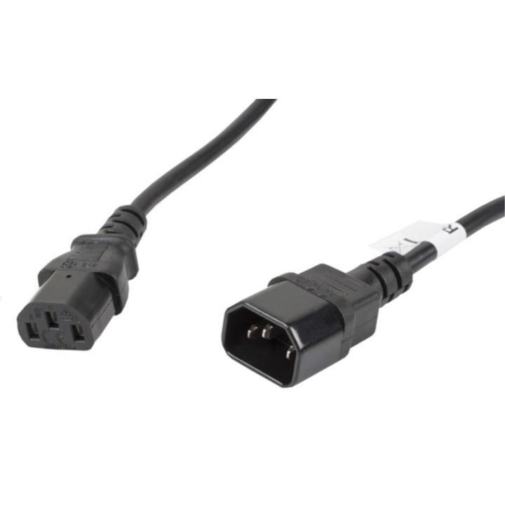 CABLE ALARGADOR LANBERG ALIMENTACION CPU IEC320 C13 H/IEC320 C14 M VDE 5M