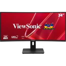 MONITOR VIEWSONIC 34" 21:9, 3440 x 1440, SuperClear® IPS curve monitor, HDMI, DisplayPort, USB, USB-
