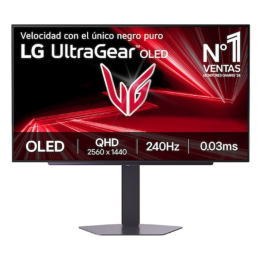 MONITOR LG ULTRAGEAR OLED 27GX704A-B 27" GAMING QHD 240HZ FREESYNC