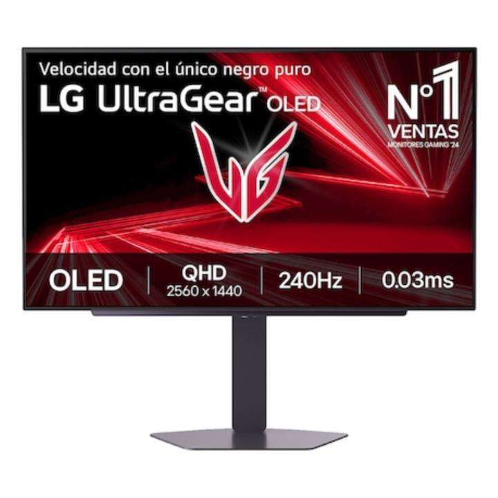 MONITOR LG ULTRAGEAR OLED 27GX704A-B 27" GAMING QHD 240HZ FREESYNC