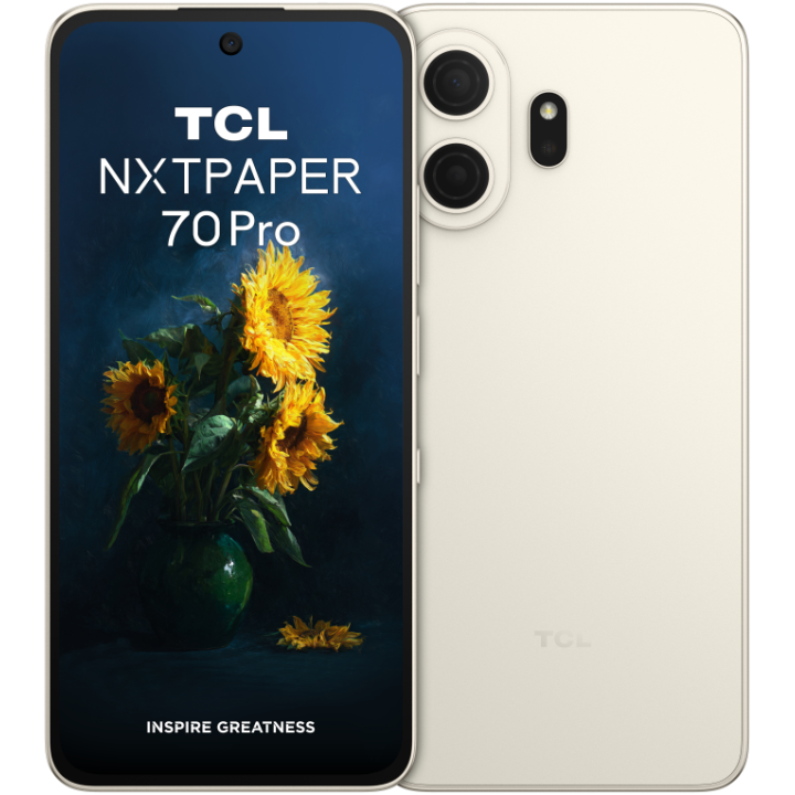 SMARTPHONE TCL NXTPAPER 70 PRO 8GB 256GB 5G NEBULA GOLD