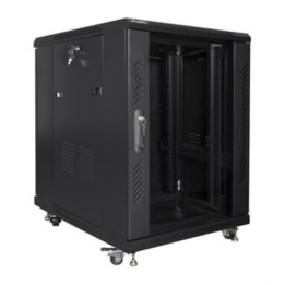 ARMARIO LANBERG RACK 19" 15U 600X800 FLAT PACK BLACK NEGRO
