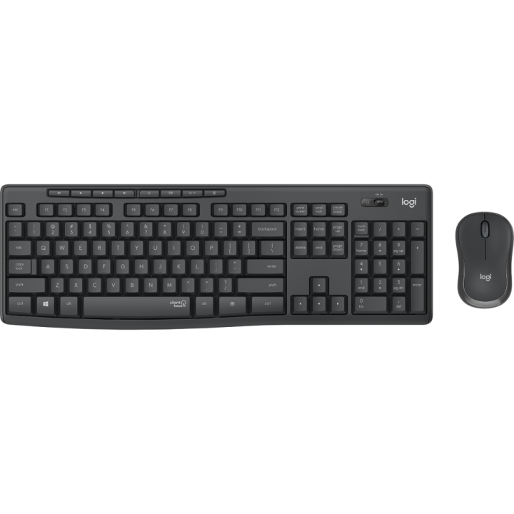 COMBO TECLADO RATON LOGITECH MK295 RF INALAMBRICO NEGRO