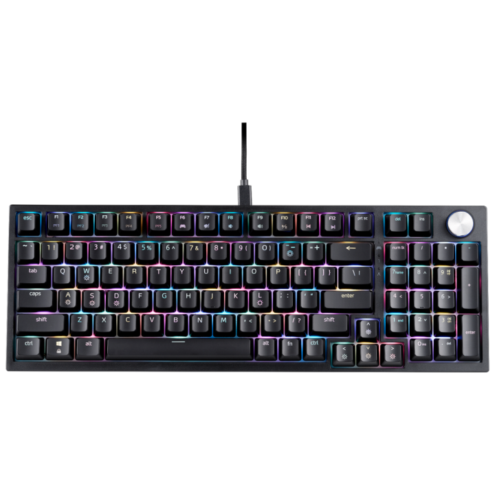 TECLADO GAMING XPG SORCERER ES USB RETROILUMINADO MECANICO NEGRO