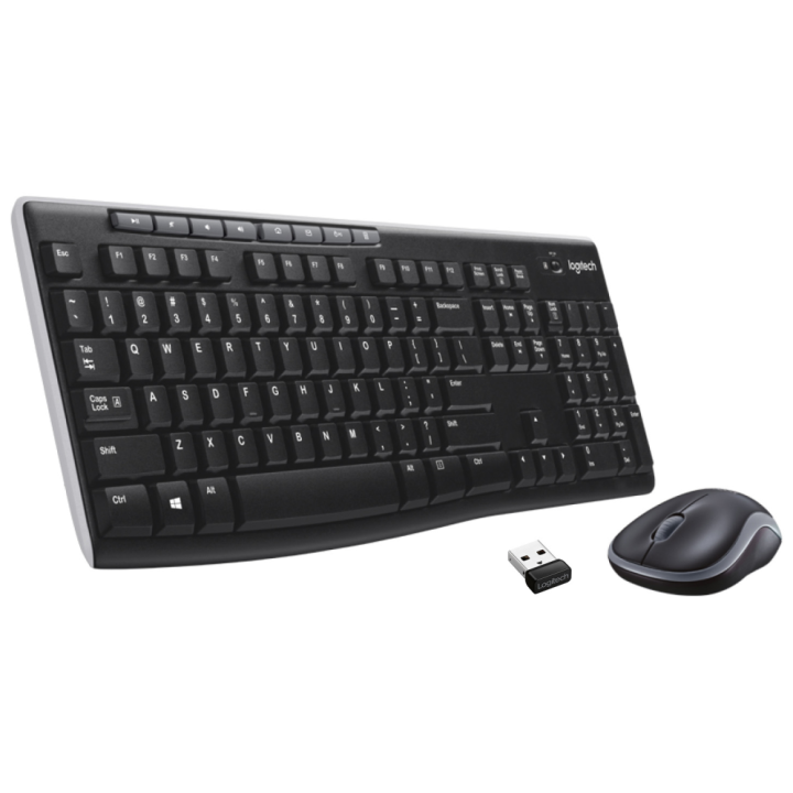 COMBO TECLADO RATON LOGITECH MK270 RF INALAMBRICO NEGRO