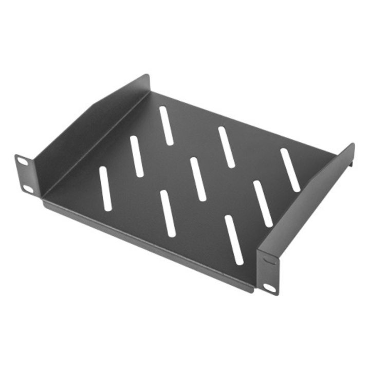BANDEJA LANBERG FIJA 1U 254X180MM HASTA 20KG RACK 10" NEGRO
