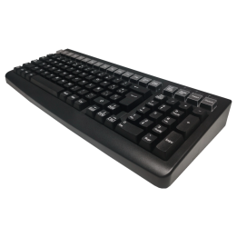 TECLADO POS MUSTEK MKB-800. USB. NEGRO.