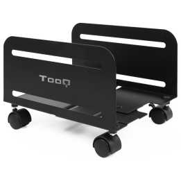 SOPORTE PARA CPU DE SUELO CON RUEDAS TOOQ UMCS0004-B NEGRO