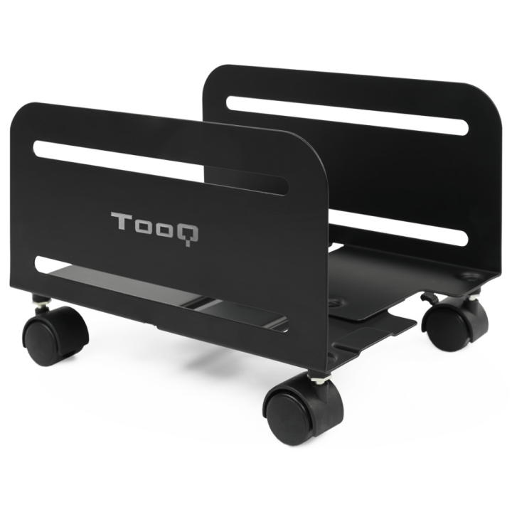 SOPORTE PARA CPU DE SUELO CON RUEDAS TOOQ UMCS0004-B NEGRO