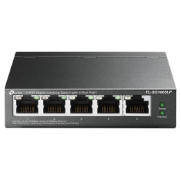 SWITCH TP-LINK 5-PORT GIGABIT DESKTOP SWITCH WITH 4-PORT POE+
